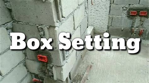 attach junction box to cinder block|attaching gang box to cinder block.